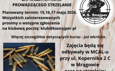 KURS PROWADZĄCEGO STRZELANIE